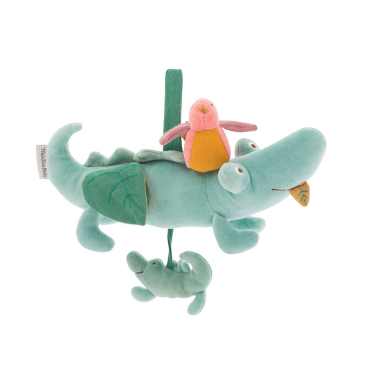 Coccodrillo multiattività morbido Sous mon Baobab Moulin Roty