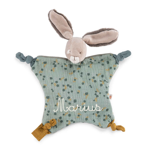 Doudou coniglietto Trois petits lapis Moulin Roty