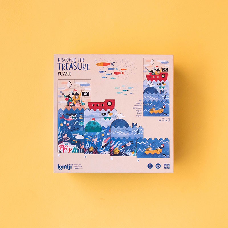 Dicover the treasure puzzle sovrapponibile