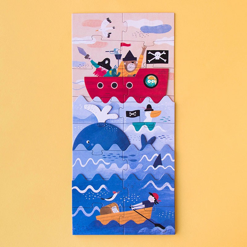 Dicover the treasure puzzle sovrapponibile