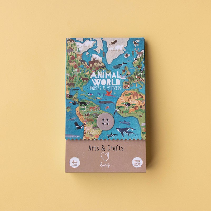 Poster e stickers del mondo animale