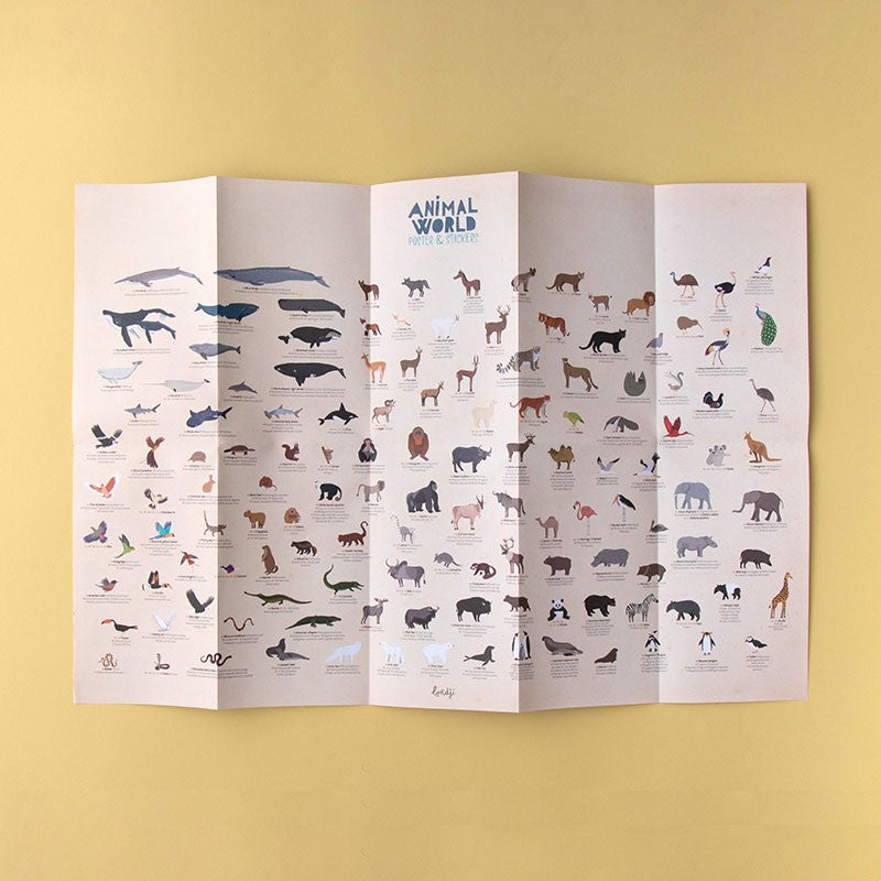 Poster e stickers del mondo animale