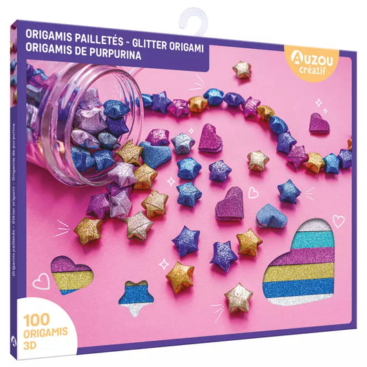 Glitter origami 3D
