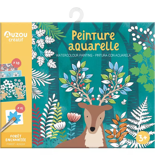 Kit Pittura acquarello Foresta incantata